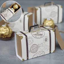 10 50 100pcs Suitcase Drawer Design Wedding Party Favour Gift Candy Storage Decorations Paper Boxes In 2021 Wedding Gift Boxes Wedding Party Favors Gifts