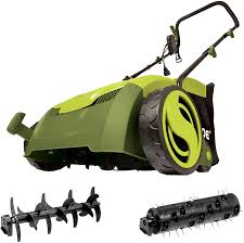 Dethatching in the spring is a bad procedure for several reasons. Amazon Com Sun Joe Aj801e 13 In 12 Amp Electric Scarifier Lawn Dethatcher W Collection Bag Green Patio Lawn Garden