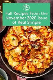 15 Recipes From The November 2020 Issue Of Real Simple Recipes Sweet Potato Side Dish Potato Side Dishes