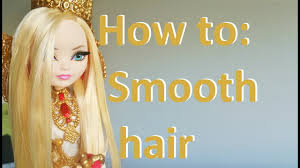 Lastly cut a square piece of paper towel and wrap the hair carefully and press it flat. How To Fix Smooth Out Frizzy Doll Hair By Eahboy Youtube