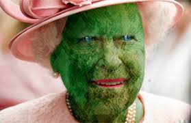 Resultado de imagen de reptilian queen Isabel II