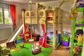 The bunk bed with a slide is the hottest trend in children's bedroom design. Loft Bed For The Modern Kids Room 25 Cool And Original Ideas