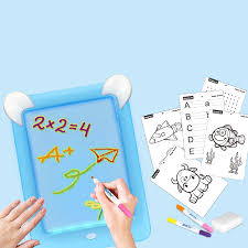 Cheap drawing toys, buy quality toys & hobbies directly from china suppliers:3d a3/a4/a5 pad light up drawing pad neon pens creative glow art light effect led luminous board graffiti doodle kids toys enjoy free shipping worldwide! 3d Magic Pad Kids Toy Led Light Up Board Drawing Tablet Arts Craft Blue Walmart Com Walmart Com