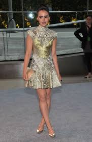 Lily Collins Cocktail Dress Nice Dresses Fashion Dresses