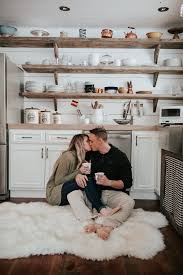 Cozy And Romantic Montana Farmhouse In Home Engagement Session Jake And Lacey Indoor Engagement Photos Cute Engagement Photos Engagement Session