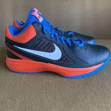 Nike Shoes | Nike Overplay Viii Mens 9 Black Blue Orange Shoes | Poshmark