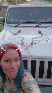 Jeep Enthusiast Showcases Vehicle and Favorite Gas Station Drink