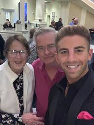 The boys in the band and me, with the one and only Chubby Checker last  night. He loved having all the young musicians gathered around him and he  shared some of his