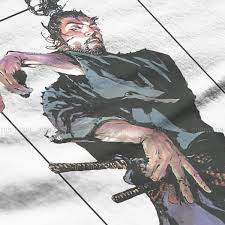 Vagabond Miyamoto Musashi Sasaki Kojiro Manga Men's TShirt Colored Panel  Fashion T Shirt Graphic Streetwear New Trend - AliExpress