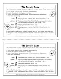 ➸ dreidel game instructions printable free dreidel favor box printables diy basteln mit ~ nesting dreidel mobile printable by littletzad. Search Hanukkah Page 2 The Mailbox