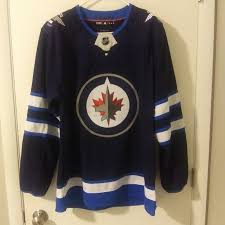 Winnipeg Jets Adidas Jersey Size 52 Excellent