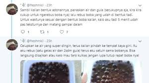 Bubble tea is the known name for a beverage that has many unusual names. Mudah Plus Murah Meriah Begini Tips Membuat Boba Ala Warganet