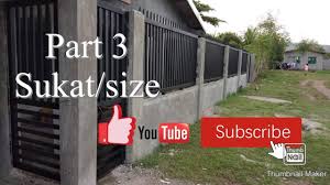 Maybe you would like to learn more about one of these? Part 3 Total Cost At Sukat Ng Bakod Fence Youtube