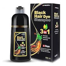 IIIMEIDU MEIDU Black Hair Dye Shampoo 3 in 1 for Dominican Republic | Ubuy