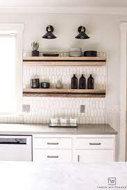 Preparing for cabinet installation installing wall cabinets installing base cabinets. Installing Open Shelving In Kitchen Taryn Whiteaker