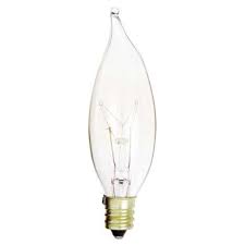 Satco S3273 0 45 15ca8 15w Clear Flame Tip Candelabra Base 120v Case Of 50 045923032738
