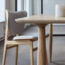 The elephant chair with typical nordic style solid beech legs. Norr 11 Elephant Dining Chair Ambientedirect