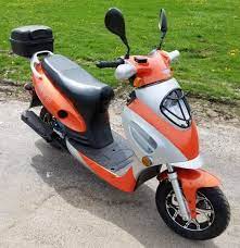 Brand New 50cc Mvp Tangerine Boom Moped Scooter Moped Scooter 50cc Moped