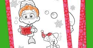 Bubble guppies download and print coloring pages for children. Bubble Guppies Holiday Coloring Pack Nickelodeon Parents