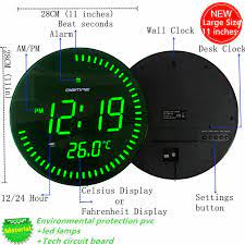 We take pride in providing excellent customer service and high quality products resulting in. 3d Creative Circular Large Led Digital Wall Clock Modern Design Home Decor Decoration Big Decorative Round Desk Watch Red Green Designer Wall Clock Wall Clockwall Clock Design Aliexpress