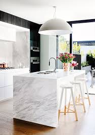 20 Of The Most Stunning Modern Marble Kitchens Modern Marble Kitchen Kitchen Marble Modern Kitchen Design