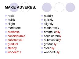 Adverbs adverbs of frequency and intensity an adverb is a word that tells something about a verb. Adverbs Of Degree List Shefalitayal