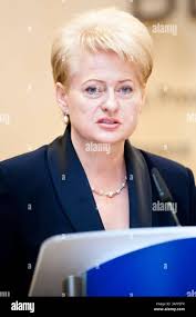 Lithuanian president dalia grybauskaite hi-res stock photography and images 