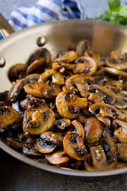 Sauteed Mushrooms In Garlic Butter Dinner At The Zoo