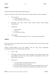 In section b, you have to choose one out of five questions provided and write a continuous essay (esei) more than 350 words. Peraturan Pemarkahan Bahasa Melayu Pt3