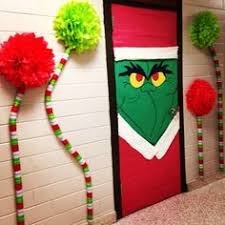 How The Grinch Stole Christmas Door Decorating Ideas Google Search Office Christmas Decorations Christmas Classroom Christmas Door Decorations