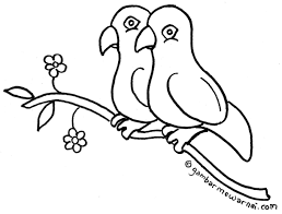Download kumpulan gambar mewarnai anak dengan tema burung lainnya seperti contoh gambar mewarnai burung merak. Gambar Mewarnai Burung Lovebird Gambar Burung Gambar Flora Dan Fauna Ilustrasi Burung
