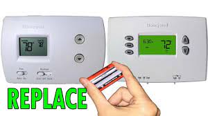 Removing the thermostat from the wall is not required. Honeywell Thermostat Battery Replacement If Thermostat Doesn T Work Ac Won T Turn On Youtube