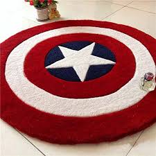 Make Any Room Heroic With The Captain America Shield Rug Marvel Room Superhero Room Area Room Rugs
