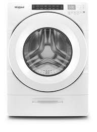 You can manually unlock the washer by removing the top (remove screws on the back of the top panel and slide the top panel back to lift off. Whirlpool 4 5 Cu Ft Closet Depth High Efficiency Front Load Washer With Load And Go Dispenser White In The Front Load Washers Department At Lowes Com