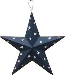 The star will look the best if the sticks are similar in size and shape. Amazon Com Metal Barn Star Patriotic Home Decor Primitive Indoor Outdoor Wall Art Rustic Hanging Stars Decorations For Walls Fence Porch House July Of 4th Decoration Everything Else