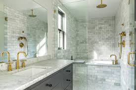 For example, there's something about the luxe veiny stone that makes a small utilitarian space feel elegant. Carrera Marble Design Ideas