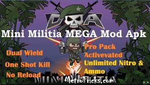 Mini militia v 4.2.5 hack mod apk (pro pack unlocked) for android mobiles, samsung htc nexus lg sony nokia tablets and more. Paling Laju Mini Militia Mega Mod