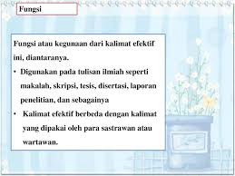 Check spelling or type a new query. Bahasa Indonesia Kalimat Efektif Kalimat Efisien Kalimat Baku Oleh Ppt Download
