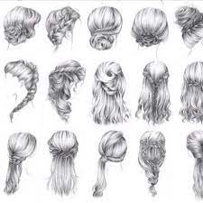 Learn how to draw hair with these tutorials that are designed to help you learn all the necessary skills for drawing hairstyles at many angles. 38 Ideas Hair Drawing Ideas Braids Drawing Hair Braid Hair Sketch How To Draw Hair