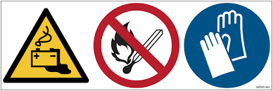 Inrs) 8 anciens pictogrammes simdut canadien (cf. Pictogrammes Iso 7010 Danger Batterie Flammes Nues Gants Seton Fr