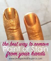The Best Way To Remove Paint From Your Hands Unexpected Elegance Paint Remover Diy Cleaning Products Cleaning Hacks