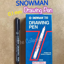 Jual Atk0574sm 0 1 Drawing Pen Snowman Spidol 0 1 Marker Draw Ft700 Pigment Jakarta Pusat Toko Online Jempol Tokopedia