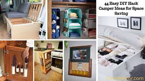 Indoor rv storage at a facility will be completely the costliest alternative, but when planning to earn a diy camper trailer, it is always advisable to go for something which is not overly large like the 4×8 as it saves on the price. Awesome Photo Of Clever Farmhouse Rv Camper Space Saving Ideas Interior Design Ideas Home Decorating Inspiration Moercar Easy Diy Hacks Camper Storage Diy Camper