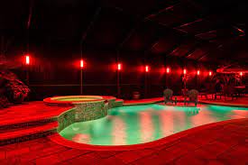 Pool Cage Lights Lanai Lighting Lanai Lighting Swimming Pool House Pool Enclosure Lighting