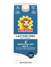 Diets that are high in saturated fats,. Lactose Free 2 Reduced Fat Milk Borden Dairy