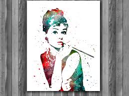 They often showcase a frivolity that tells people you don't take yourself too seriously. Audrey Hepburn Watercolor Print Audrey Hepburn Art Audrey Hepburn Poster Nursery Kids Room Decor Wall Art Vivid Art Designs