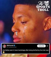 Ace Bailey is stuck in Utah 😭