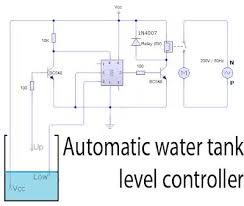 Using this water level indicator device, you can easily measure the different levels of water in the water tank so that you can turn the motor off and on accordingly. Circuit Schematic Electronics Electronics Circuit Electronic Circuit Projects Electrical Circuit Diagram