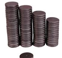 Strong 1" Round Flat Ceramic Disc Magnets For DIY Crafts ~Bulk Lot of 500  Pcs | eBay