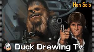 Drawing can be in any medium, any skill level. Han Solo Chewbacca Quick Draw In Real Time 1 Hour 57 Minutes Youtube